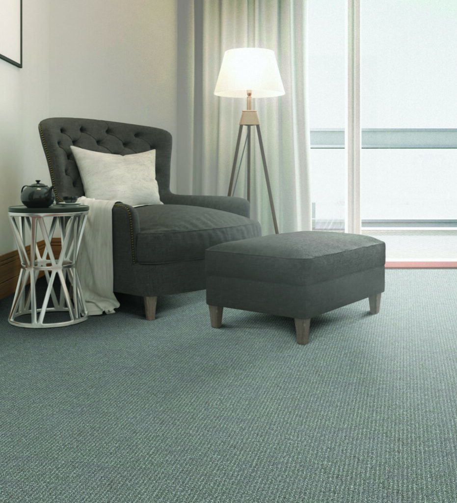 Gray Carpet & Chair | Ultimate Flooring Design Center