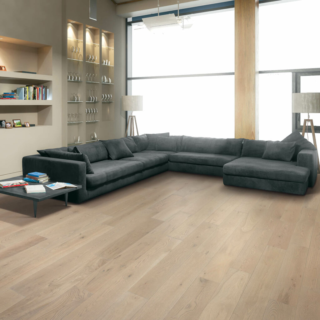 Sectional Couch on Vinyl | Ultimate Flooring Design Center