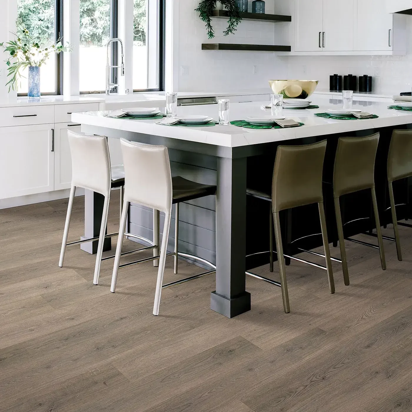 Laminate Modern kitchen | Ultimate Flooring Design Center
