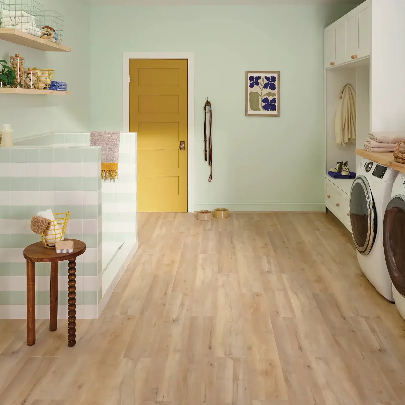 Luxury Vinyl laundry room Flooring | Ultimate Flooring Design Center